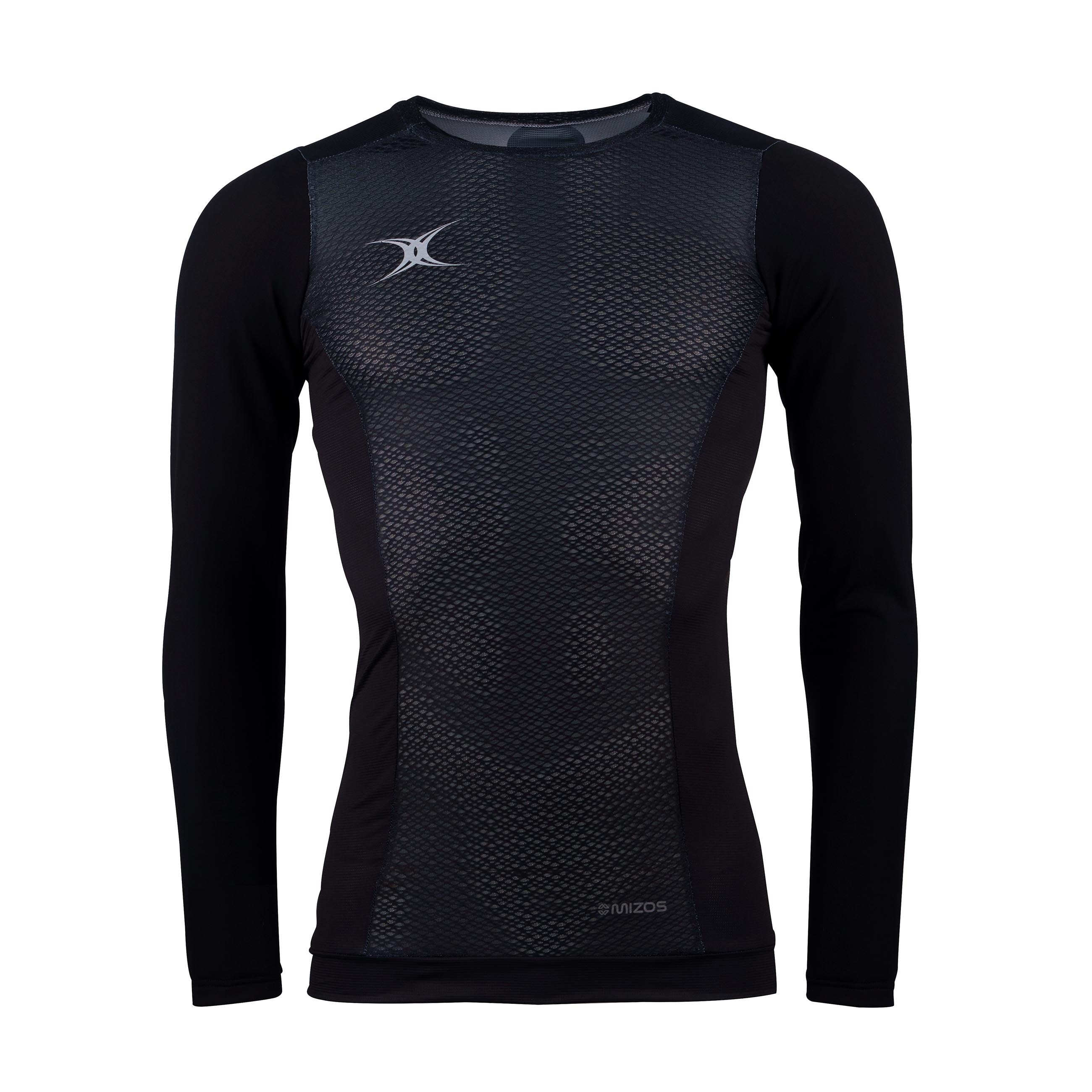 RCFL24Clothing MZ Baselayer Pro Black LS Front