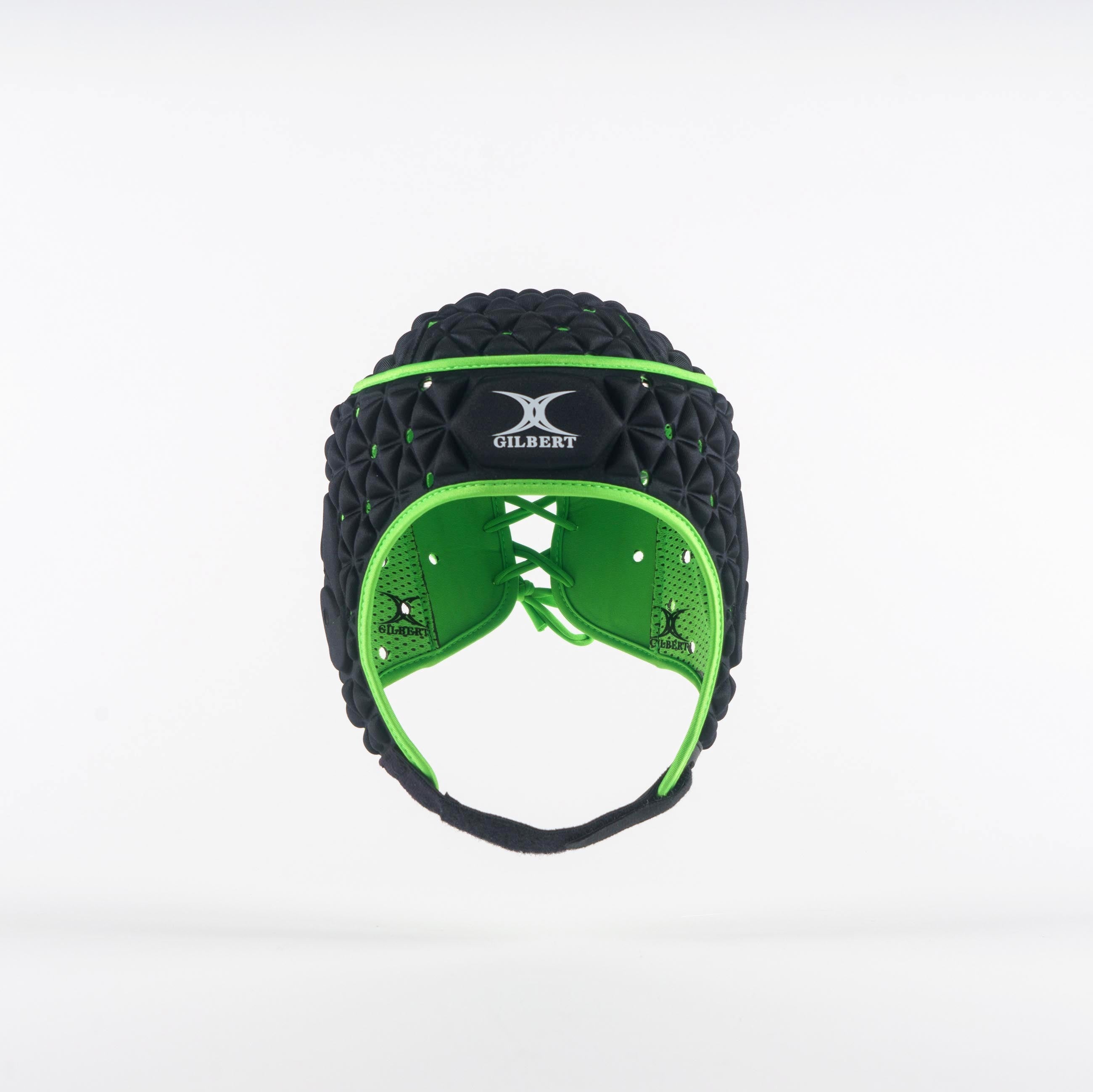 RPBC24Body armour_Mouthguards Ignite Headguard Black Front